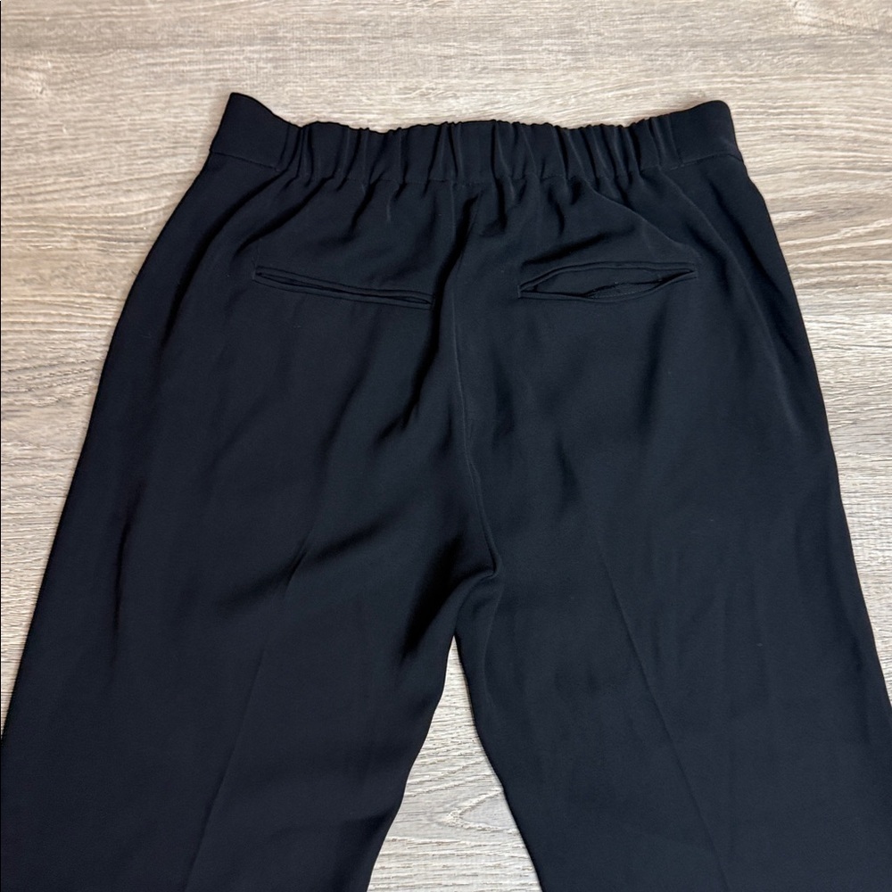 Vince. Women’s Black High Waisted Straight Leg Pull On Pants Sz Small - Picture 5 of 11